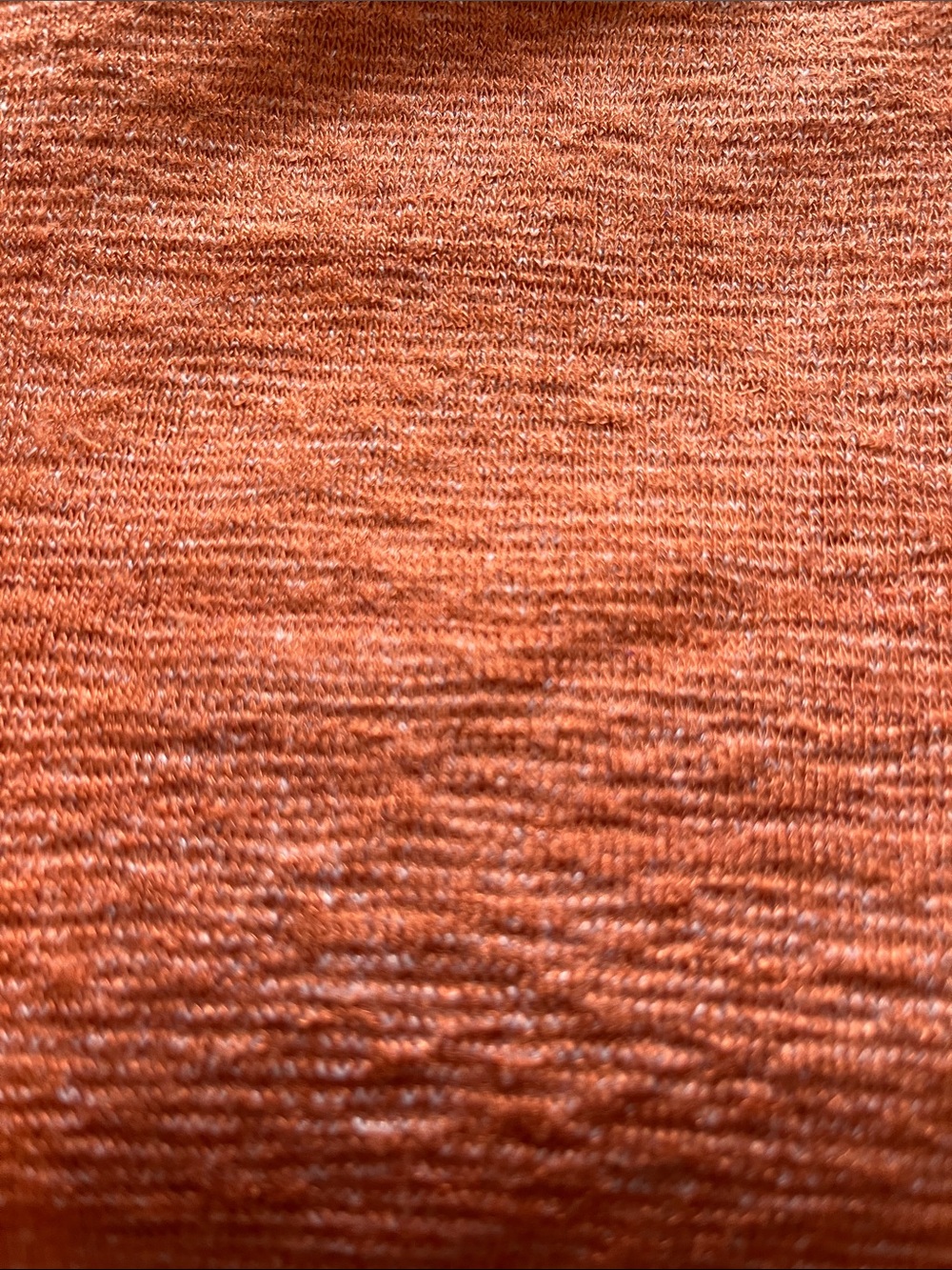 Rust Orange Lightweight Stretch Fabric By David Textiles, Inc 2 Yards - Picture 3 of 4